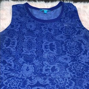 Blue Mini Skater Dress